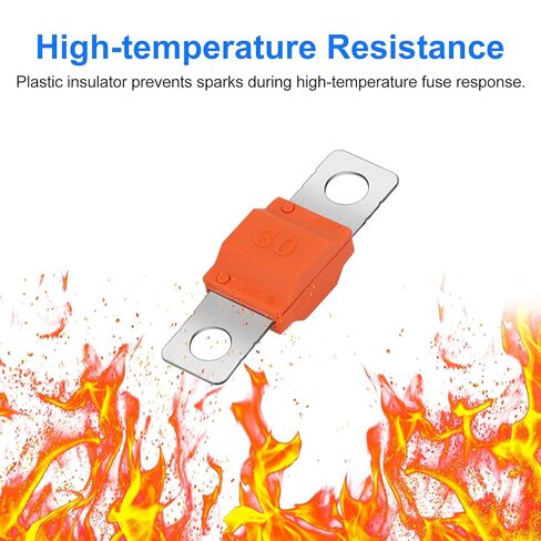 مجموعة متنوعة من الصمامات AMI/Midi 18 قطعة من TSV، 12 فولت - 58 فولت صمامات عالية التيار مطلية بالنحاس لسيارة شاحنة قارب، 30A، 40A، 50A، 60A، 80A، 100A، 125A، 150A، 175A in Kuwait