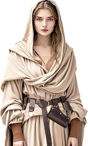 إكسسوارات تنكرية لحزام القرون الوسطى تنورة عصر النهضة للتنزه سيرًا على الأقدام وحزام الفايكنج وحزام السيف والضفدع وحافظة الهالوين التأثيرية in Kuwait