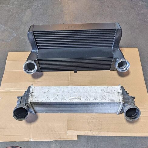 Rev9 ICK-089_3 مجموعة ترقية المبرد الداخلي للتركيب الأمامي، استبدال مسمار، متوافق مع BMW X5 xDrive35i / xDrive35d / xDrive40e (F15) 2014-18 in Saudi Arabia