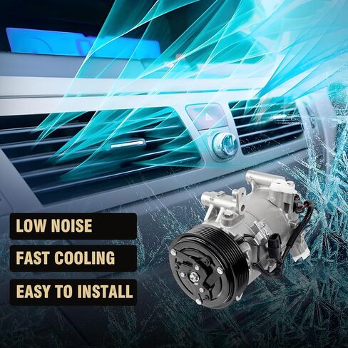 ضاغط تيار متردد يناسب Honda Civic 2016 2017 2018 2019 2020 2021، مع قابض مكيف الهواء، ضاغط CO29272C A/C، يستبدل 01141492، 06576559، 388105BAA0، 388105BAA01، 388105BAA02, 388105BAA03 in Kuwait
