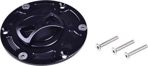 غطاء غاز الوقود بدون مفتاح متوافق مع Kawasaki EX250 EX300 Ninja، ER250 ER300 Z250 Z300 Z250SL، ألومنيوم in Saudi Arabia