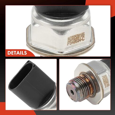 A-Premium Fuel Pressure Sensor [3 Pins] Compatible with Volkswagen Jetta 2015, Passat 2012-2015, Golf/Golf SportWagen/Beetle 2015 & Audi A3 2015-2016, 2.0L in Saudi Arabia