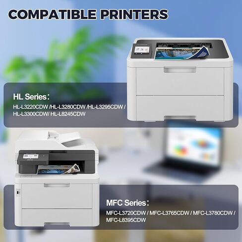 TN229XL Toner Cartridges 5 Pack (12900 Pages) Compatible with HL-L3280CDW MFC-L3780CDW for Brother TN229XL TN229 Toner Work with HL-L3220CDW L3295CDW L3300CDW L8245CDW MFC-L3720CDW L3765CDW L8395CDW in Kuwait