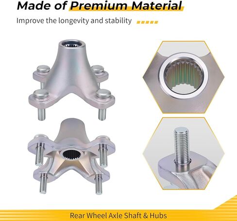 M MATI Rear Wheel Axle Shaft & Hubs for Honda TRX450R 2004-2009 TRX450ER 2006-2014 42310-HP1-000 42610-HP1-600 90304-HM5-A80 94201-40300 in Saudi Arabia