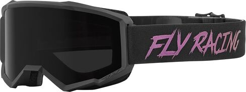 Fly Racing 37-51671 Zone W/C Goggle Black/Fusion W/Dark Smoke Hydrophoc Lens in Saudi Arabia