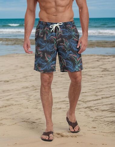 Mens Swim Trunks with Liner Summer Board Shorts Quick Dry Swimwear Beach Vacation Bathing Suit in Saudi Arabia