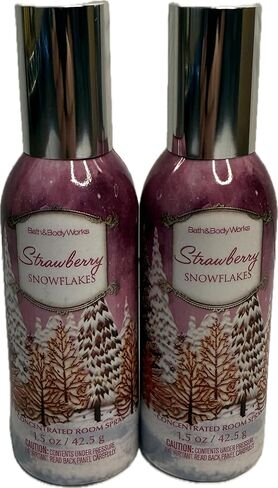 Bath & Body Works Strawberry Snowflakes Concentrated Room Spray 1.5 Ounces Each Pack of 2 in Saudi Arabia