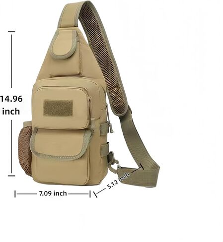 Outdoor Crossbody Waist Bag Waterproof Large Capacity Multifunctional Travel Hiking Sports Chest Sling Waist Pack in Saudi Arabia