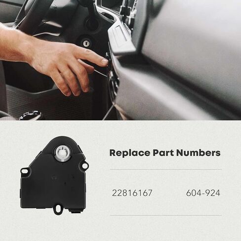 أذرع باب مزيج مشغل باب الهواء YHTAUTO HVAC - تناسب موديلات Buick وChevy وGMC - Enclave/Traverse 2013-2017، Acadia 2013-2016 - مشغل رفرف الهواء الرئيسي ذو 5 دبابيس - يستبدل # 22816167 in Kuwait