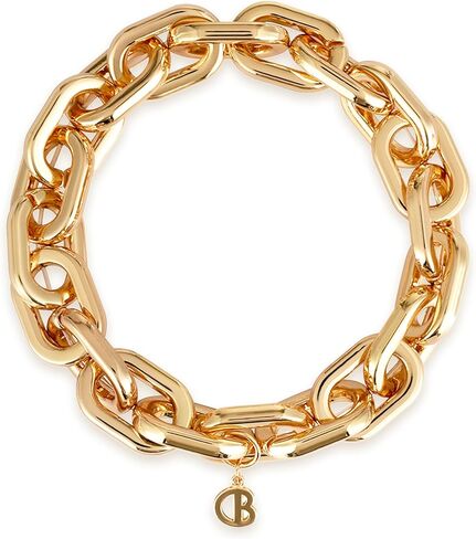 COBI Chunky Bracelets for Women, Paperclip Bracelets, Coffee Bean Chunky Link Bracelet, 18K Gold & Sterling Silver Plated, Stackable Thick Large Punk Jewelry in Saudi Arabia