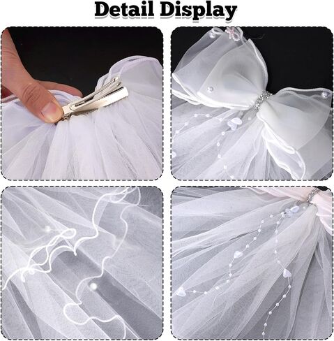 Girls First Communion Veil Catholic First Communion Dresses with Pearls for Communion Day in Kuwait