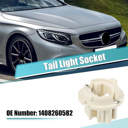 X AUTOHAUX 1408260582 Tail Light Socket Back Up Fog Light Side Marker Lamp Socket for Mercedes-Benz S430 S500 S55 for AMG in Saudi Arabia