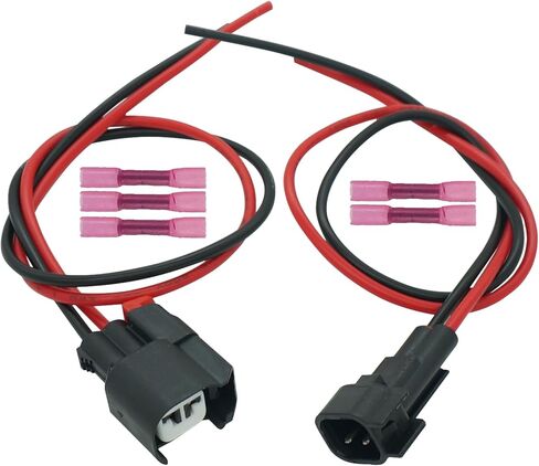 Set 2 Pins ABS Wheel Speed Sensor Connector Pigtail Harness Plug for Ram 2500 2011-2024 Replaced OE 68457707AB 4779735AC in Saudi Arabia