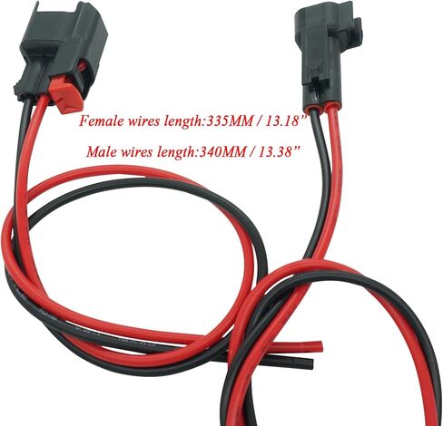 Set 2 Pins ABS Wheel Speed Sensor Connector Pigtail Harness Plug for Ram 2500 2011-2024 Replaced OE 68457707AB 4779735AC in Saudi Arabia