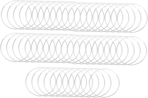 White Rubber Seals for Watch Glass - Assorted Sizes,Waterproof O-Ring Watch Back Cover Seal Gaskets Replacement Watch Repair Accessories in Saudi Arabia