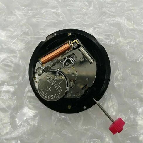 DAGIJIRD Replacement 3 Pin Quartz Watch Movement Date Calendar with Battery Stem Watch Accessories for Ronda 715 Movement in Saudi Arabia