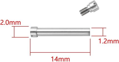 Watch Bracelet Screw Tube Replacement for Tissot Bellissima Small Lady T126.010 T126.207 in Saudi Arabia
