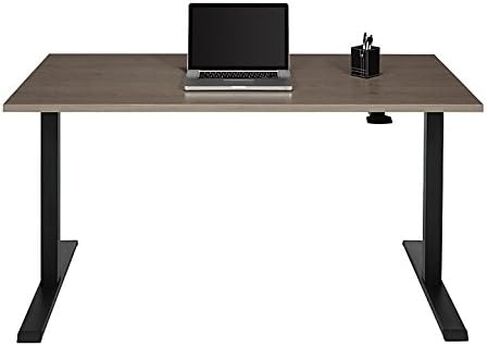 Realspace® Magellan 60" W Pneumatic Height-Adjustable Standing Desk, Gray in Kuwait