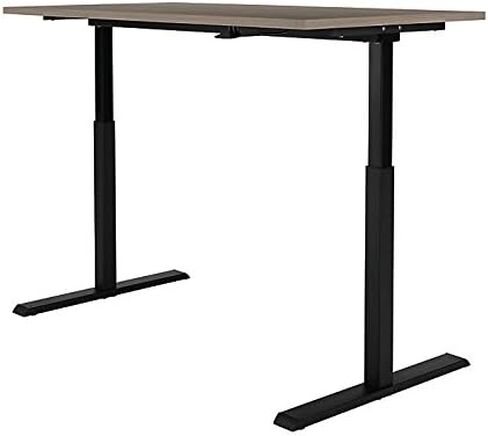 Realspace® Magellan 60" W Pneumatic Height-Adjustable Standing Desk, Gray in Kuwait