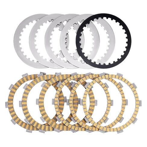مجموعة ألواح الاحتكاك وألواح الصلب للدراجة النارية 450SR CF400-6 450 SR CF 400-6 202 متوافقة مع قطع غيار السيارات والدراجات النارية (النمط أ) in Saudi Arabia