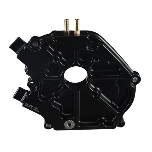 Dual Bearing Billet SideCover for Predator 212cc Non-Hemi Black in Saudi Arabia