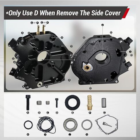 Dual Bearing Billet SideCover for Predator 212cc Non-Hemi Black in Saudi Arabia