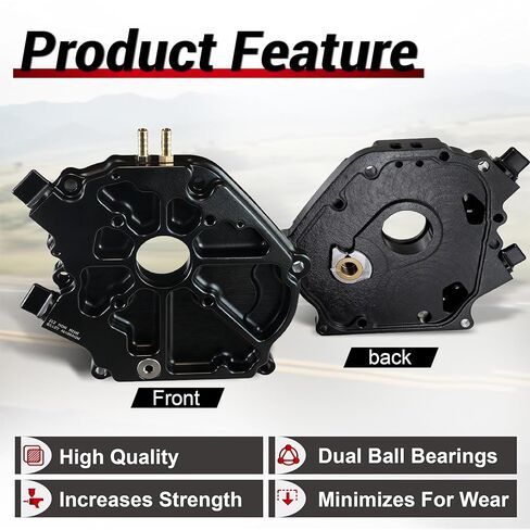 Dual Bearing Billet SideCover for Predator 212cc Non-Hemi Black in Saudi Arabia