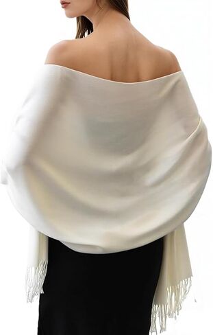 Women's Cashmere Shawl Wrap for Evening Dresses Wedding, Soft Blanket Scarf, Bridesmaid & Women's Day Gift in Saudi Arabia
