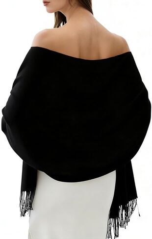 Women's Cashmere Shawl Wrap for Evening Dresses Wedding, Soft Blanket Scarf, Bridesmaid & Women's Day Gift in Saudi Arabia