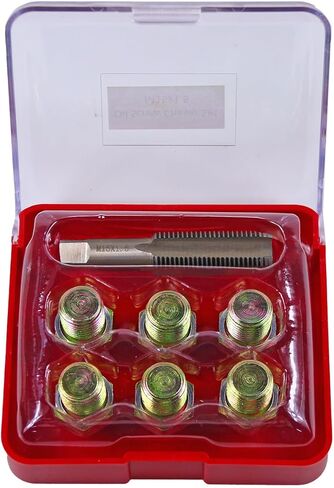 قابس التصريف الزيت M15 x 1.5 مللي متر مسامير وعاء الزيت أداة إعادة الخيط طقم أدوات إصلاح الخيط in Saudi Arabia