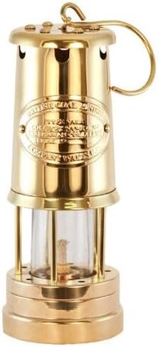 فانوس زيت - مصباح عمال مناجم الفحم النحاسي 9 بوصة in Kuwait