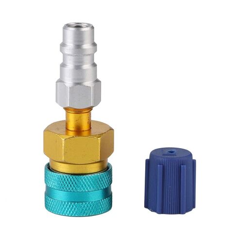 R1234YF Air Conditioning Adapter, Long Lasting R134A Quick Coupler with Adjustable Valve, Universal Fit for Cars in Saudi Arabia