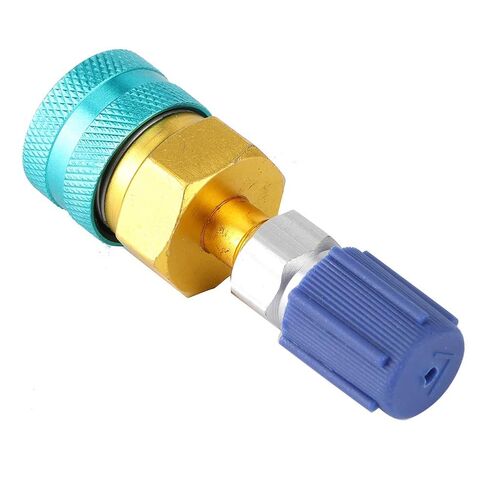 R1234YF Air Conditioning Adapter, Long Lasting R134A Quick Coupler with Adjustable Valve, Universal Fit for Cars in Saudi Arabia