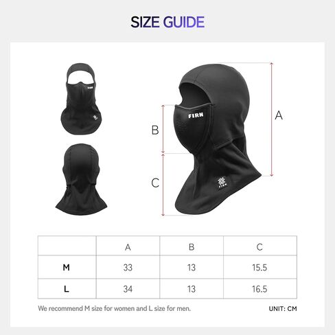 Magnetic Balaclava Face Mask Winter Thermal Fleece Ski & Snowboard Face Cover Breathable Windproof Instant Open/Close in Saudi Arabia