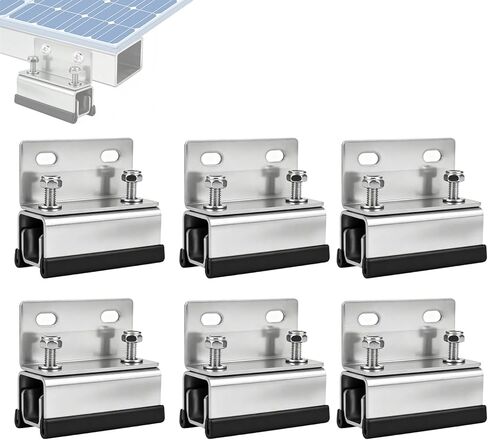 6 قطع من مجموعة حامل سقف الشاحنة، 304 دعامة من الفولاذ المقاوم للصدأ، متوافقة مع ProMaster/Boxer/Ducato/Jumper Vans، طقم تثبيت على السقف للألواح الشمسية RV. in Kuwait