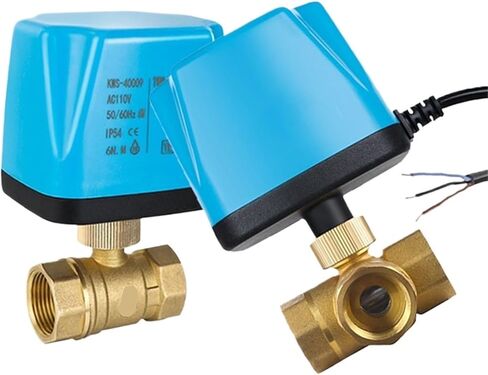 AC220V DC12V-24V Three-Wire Two-Control Solar Central Air Conditioning Fan Coil Electric Ball Valve(DN50,12V-24V_2WAYS) in Saudi Arabia