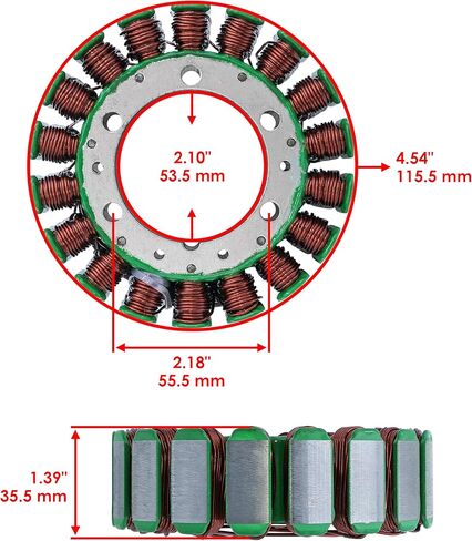 Caltric Stator and Gasket Compatible With Honda Vt700C Shadow 700 1984-1987 in Saudi Arabia