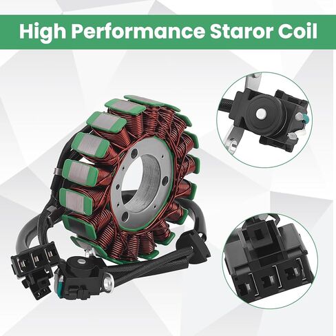 21003-0128 ملف الجزء الثابت المغناطيسي لـ EX250 ABS Ninja 250/EX250 Ninja 250R، EX300 Ninja 300/EX300 Ninja 300 ABS 2013-2017، ER250 Z250 ABS/ER300 Z300 ABS in Saudi Arabia
