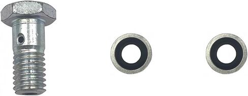 3905307 Fuel Return Line Banjo Bolt Copper Gaskets Kit W/Seal,Check Valve Compatible with Cummins Industrial 4BT, 6BT and 6CT Engines for Dodge Cummins 12V 6BT from 1989-1998 (early) 12v Engine in Kuwait