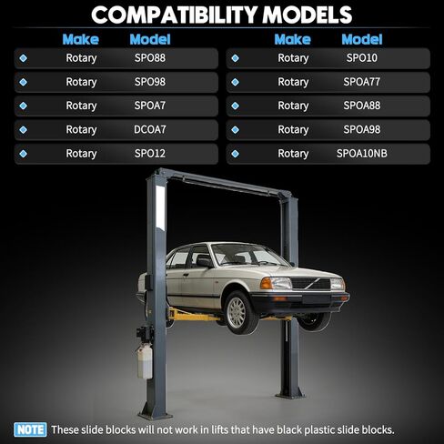 12 قطعة منزلق الرفع الدوار ومجموعة الرقائق FJ7360، بديل للدوارة SPO7 SPO9 SPO10 SPOA10 انزلاقات الرفع، مجموعة إصلاح كتلة التآكل الاحترافية تحل محل FJ5106 in Kuwait