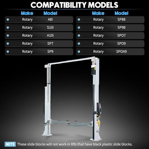 12 قطعة منزلق الرفع الدوار ومجموعة الرقائق FJ7360، بديل للدوارة SPO7 SPO9 SPO10 SPOA10 انزلاقات الرفع، مجموعة إصلاح كتلة التآكل الاحترافية تحل محل FJ5106 in Kuwait