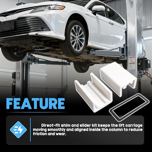 12 قطعة منزلق الرفع الدوار ومجموعة الرقائق FJ7360، بديل للدوارة SPO7 SPO9 SPO10 SPOA10 انزلاقات الرفع، مجموعة إصلاح كتلة التآكل الاحترافية تحل محل FJ5106 in Kuwait