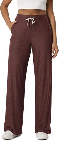 ODODOS Women's Essential Wide Leg Pants - Ultra Soft odSTRATUM Tech Drawstring Relaxed Casual Pants with Pockets, 29" Inseam in Saudi Arabia