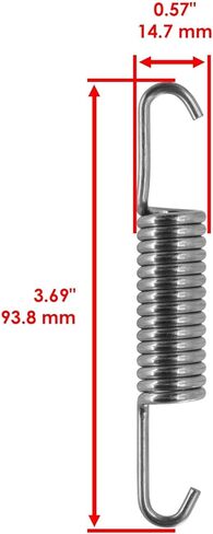 قطع غيار Powersports لحشيات كاتم صوت ماسورة العادم مع زنبرك لياماها 3YF-14613-01-00 5Y1-14613-00-00 Mod-C33C-5565 in Saudi Arabia