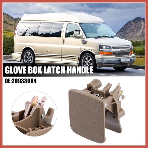 مقبض مزلاج صندوق القفازات ACROPIX لسيارة Chevy Express Van Savana 08-20 لسيارة Venture Montana لكاديلاك STS XLR CTS SRX استبدال 20933084 ملحقات السيارة الداخلية قطع غيار السيارة ذات المقبض المفتوح باللون البني in Saudi Arabia