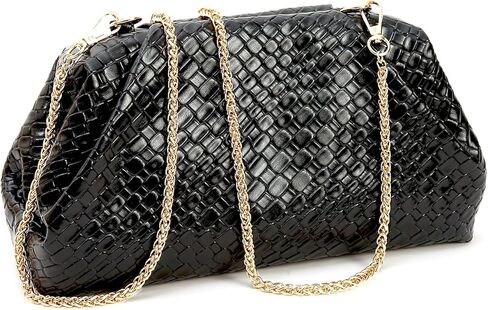 Clutch Purse Evening Bag for Women Formal PU Leather Handbag for Wedding Party Prom Pageant in Saudi Arabia