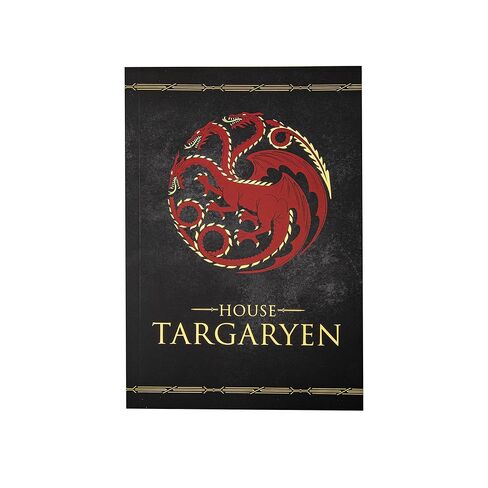Cinereplicas Game of Thrones - دفتر Targaryen 120p 14.5 * 21 سم - ترخيص رسمي in Saudi Arabia