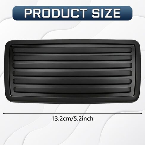 Brake Clutch Pedal Pad Cover 46545-S84-A81, Rubber Car Pedals Covers Replacement Pad, Pedal Accessories Compatible with Honda Accord CR-V Civic Element Odyssey Pilot Prelude Ridgeline (Black) in Saudi Arabia