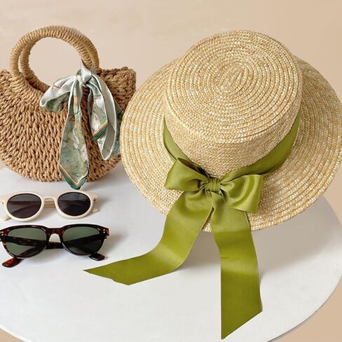 Straw Beach Hats,Beach Hat for Women,Summer Straw Sun Caps Wide Brim Beach Sun Cap Beach Sun Hats for Women/Girl in Saudi Arabia
