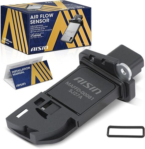 مستشعر AISIN MAFFD-00081 لتدفق الهواء الشامل (MAF) - متوافق مع Ford F-150 F-250 F-350 F-450 Super Duty F53 F59 Explorer Fusion Mustang Taurus Lobo Flex Expedition، Lincoln Navigator - مع 4 دبابيس in Kuwait